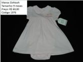 Oshkosh - vestido de manga curta listrado - código 1976
