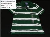 Ralph Lauren - camisa Pólo listrada - código 2803