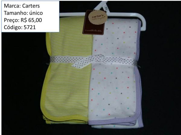 Carters - conjunto com 02 cobertas - código 5721