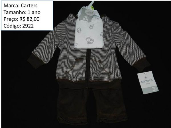 Carters - conjunto jaqueta e calça - código 2922